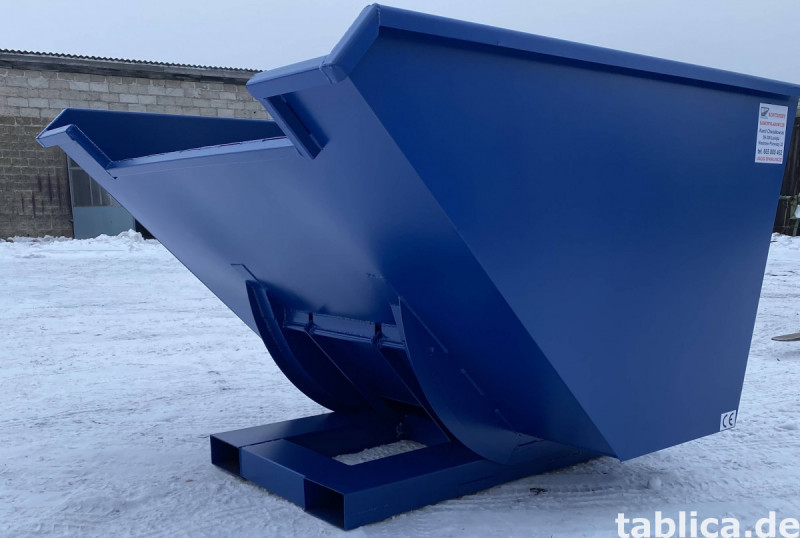 Kontener samowyładowczy, pojemnik na złom 1,5 m3! 1