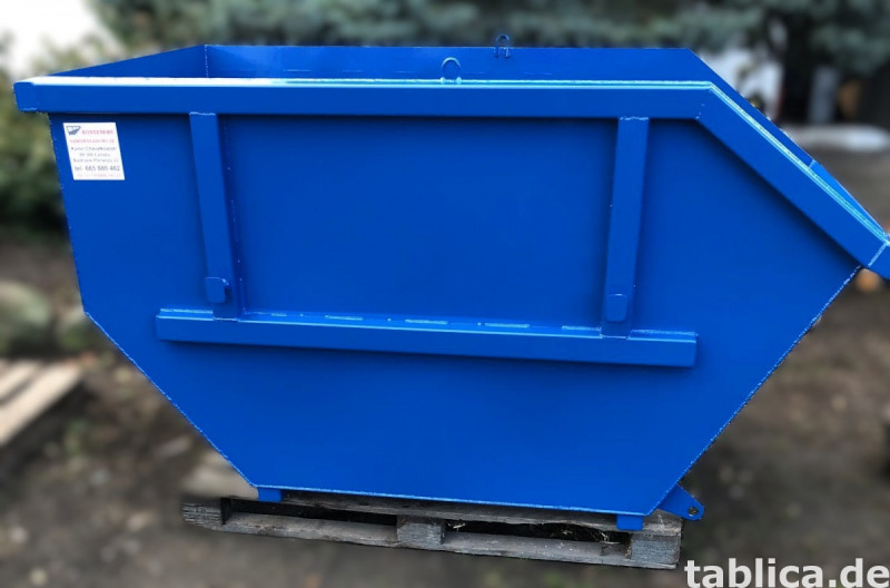 Container, Mulde 3 m3, Torrahmenfahrzeug, Hakenfahrzeug, Beh 1