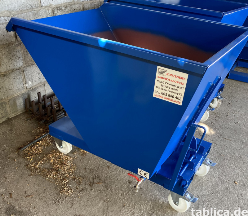 Selbstentleerender Kasten 0,5m3 0