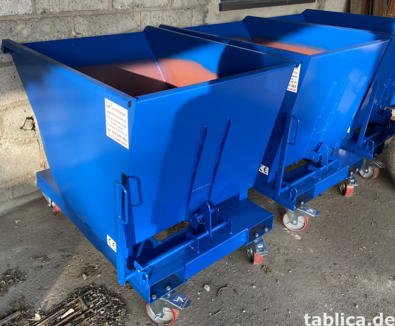 Selbstentleerender Kasten 0,5m3 1