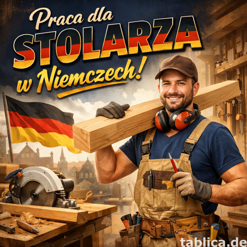 Stolarz w Niemczech – do 3600€ brutto miesiecznie  0