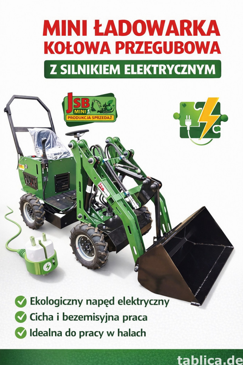 NOWA mini E ładowarka kołowa przegubowa łamana MS-L116KN ele 0