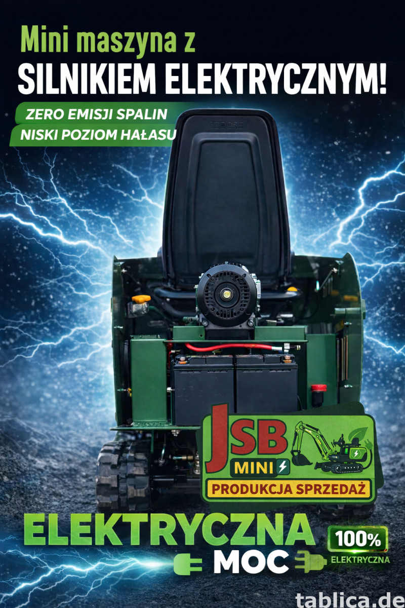 NOWA Mini E ładowarka gąsienicowa MS-TL113 elektryczna | CE  2