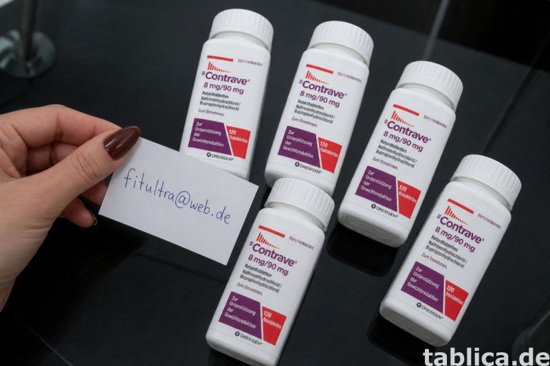 **🔥 Contrave 8mg/90mg 120 tabletek – ORYGINAŁ prosto z Niem 0